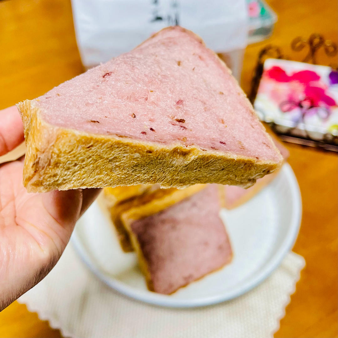 高级感玫瑰吐司｜浪漫粉嫩