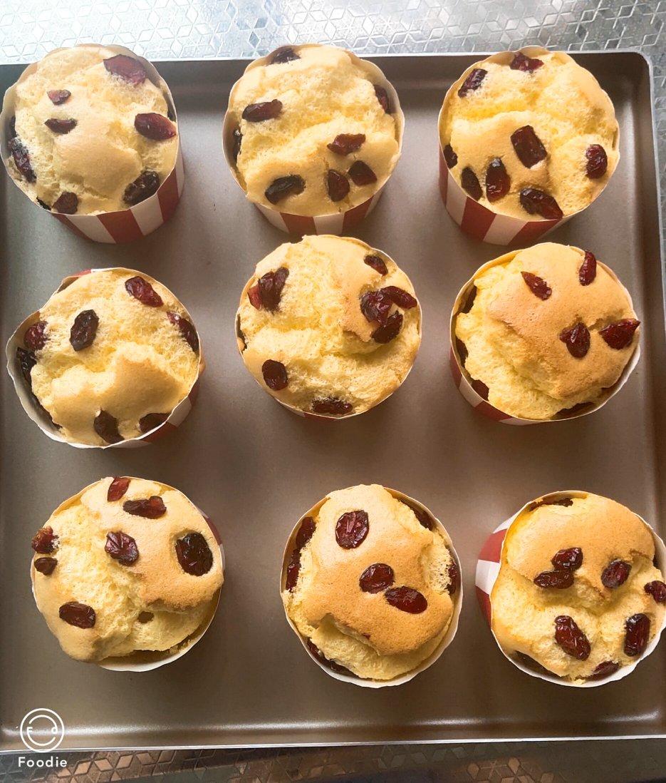 纸杯蛋糕（蔓越莓版可爱到爆）