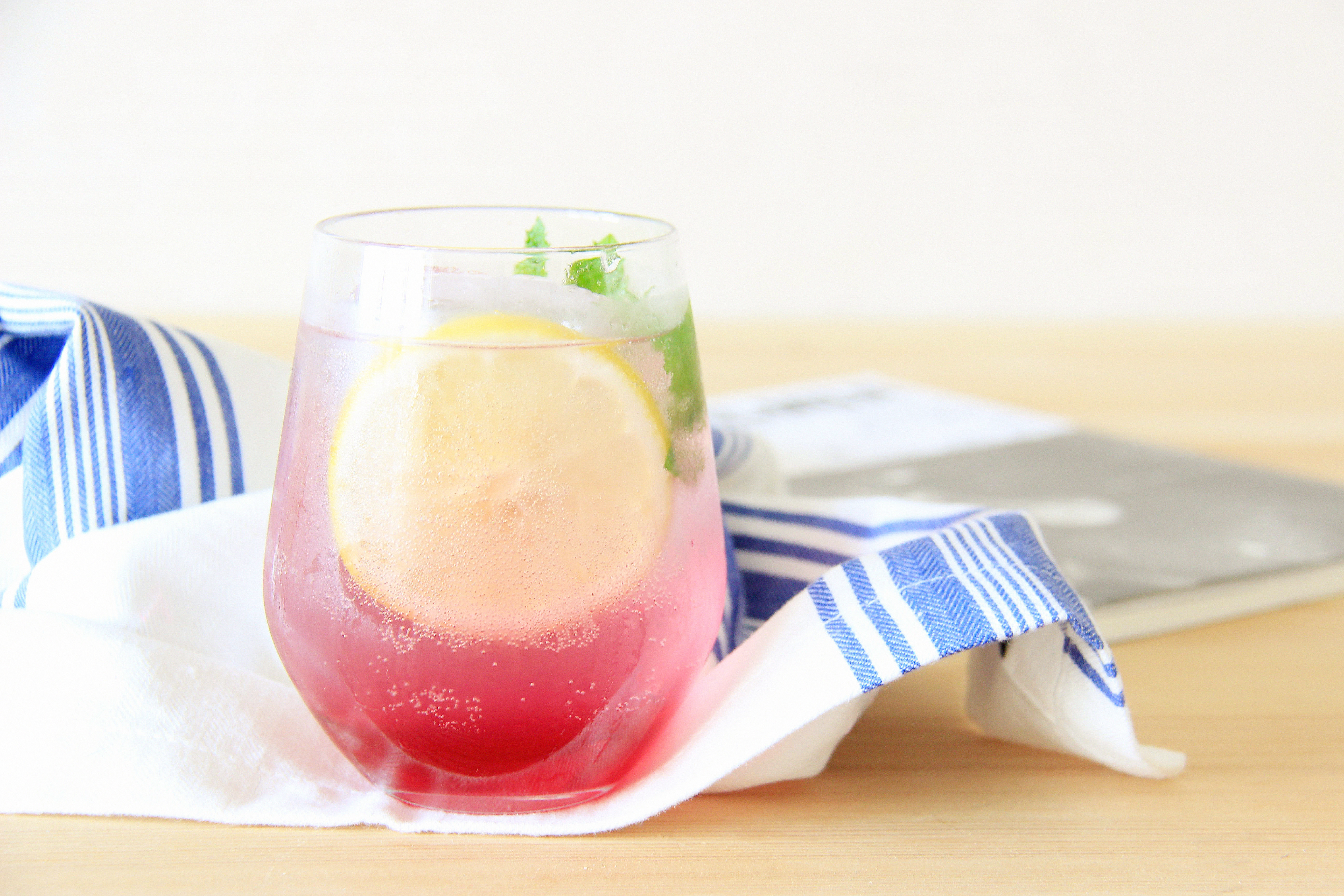 【MUJI餐厅的】紫苏特调苏打水