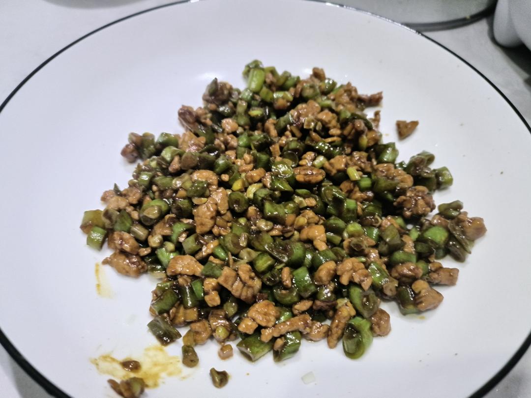 下饭菜:肉沫豆角