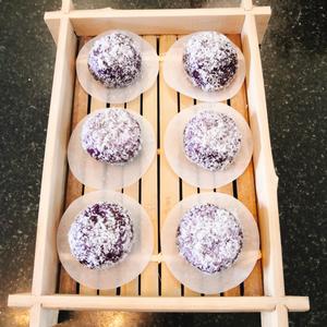 紫薯巧克力流心糯米糍的做法 步骤9