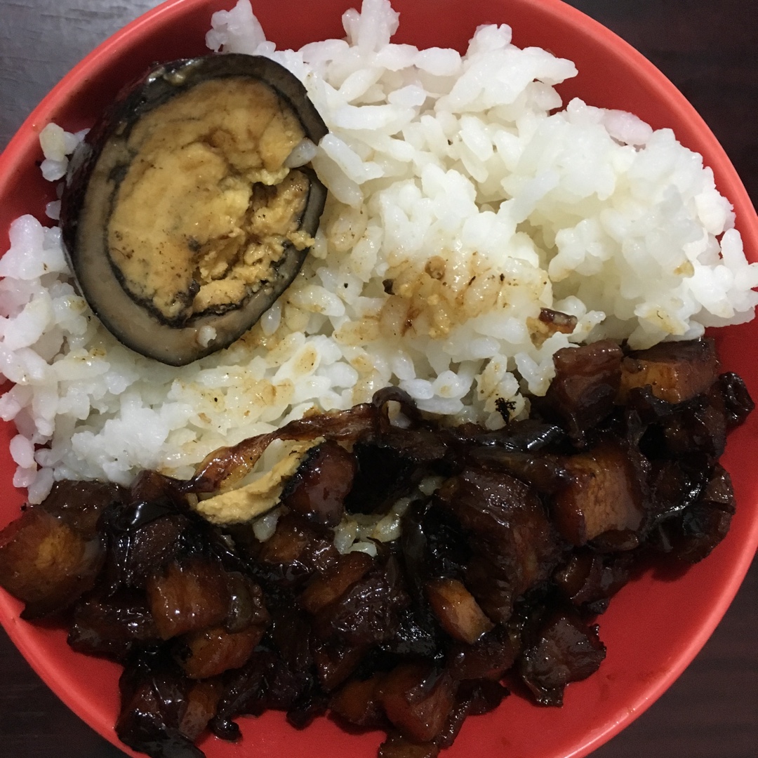 一碗高颜值有内涵的台湾卤肉饭