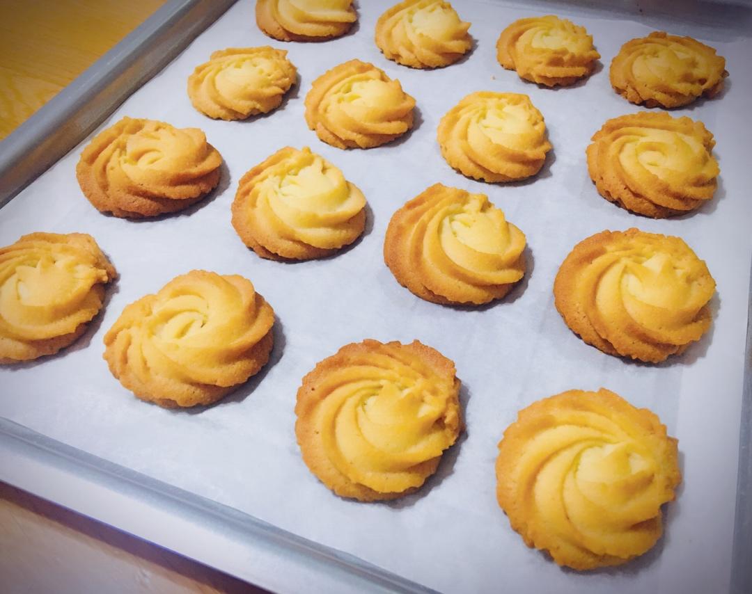 零失败花纹超级立体的黄油曲奇