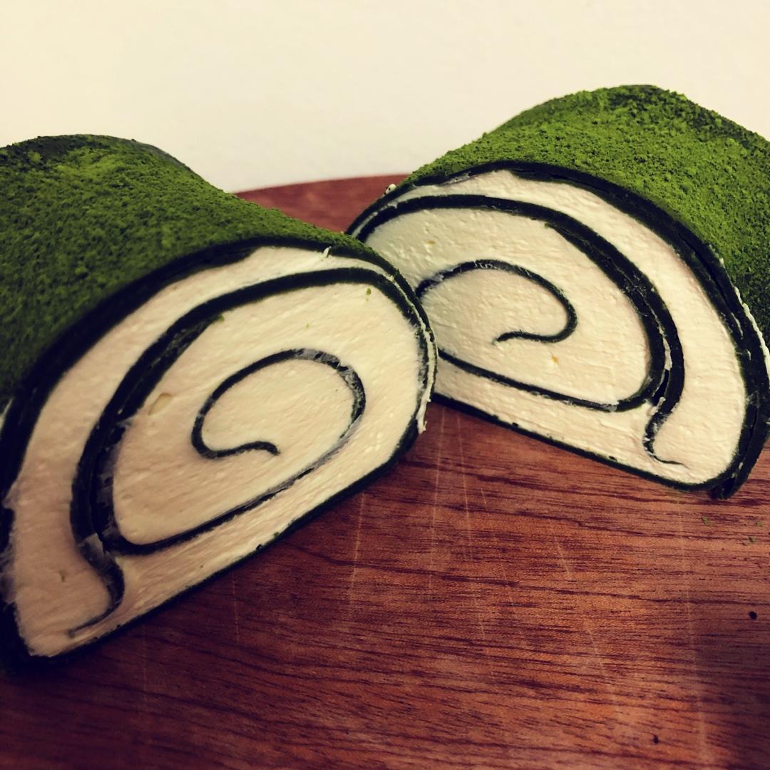【抹茶毛巾卷】
