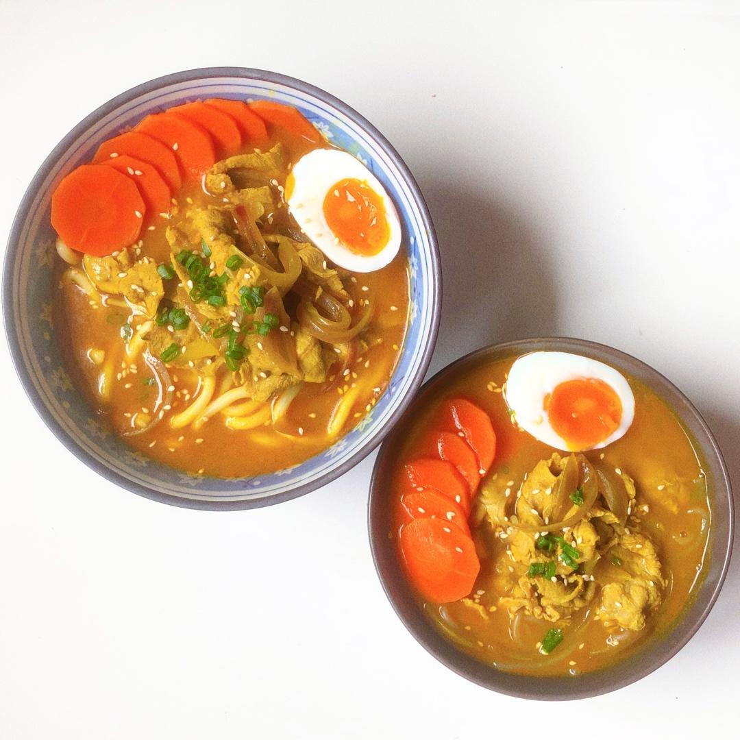 咖喱肥牛乌冬面