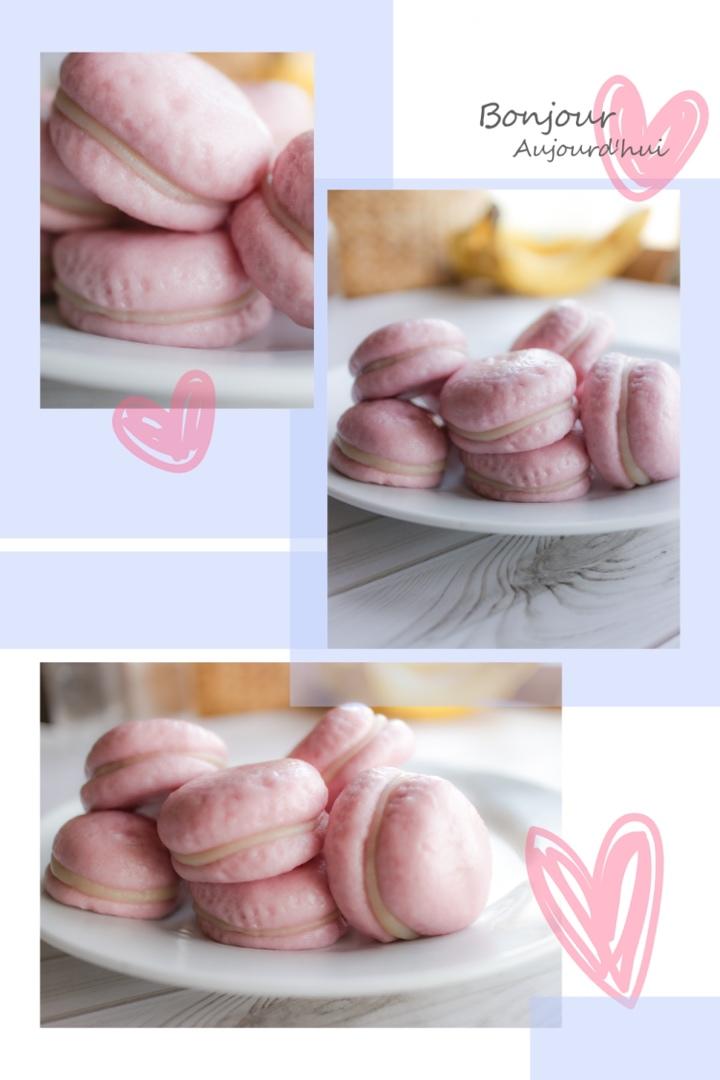 松软Q糯马卡龙馒头豆沙包