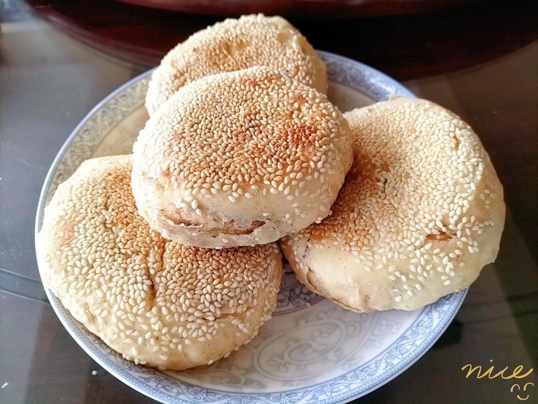 发面芝麻饼