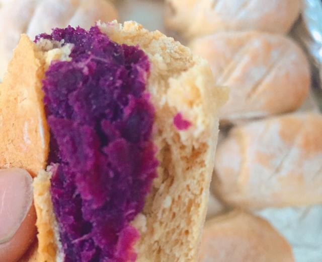 低脂全麦紫薯面包