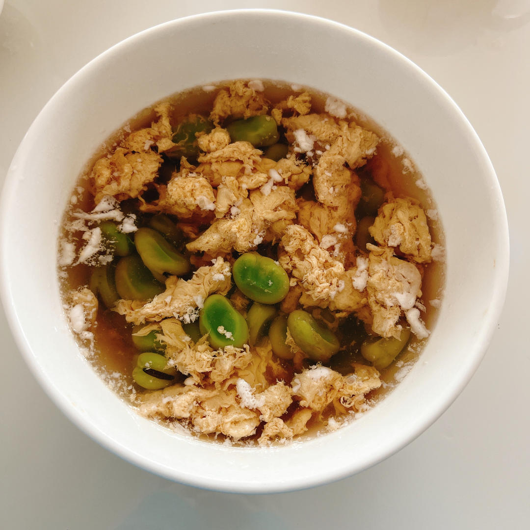 蚕豆鸡蛋汤