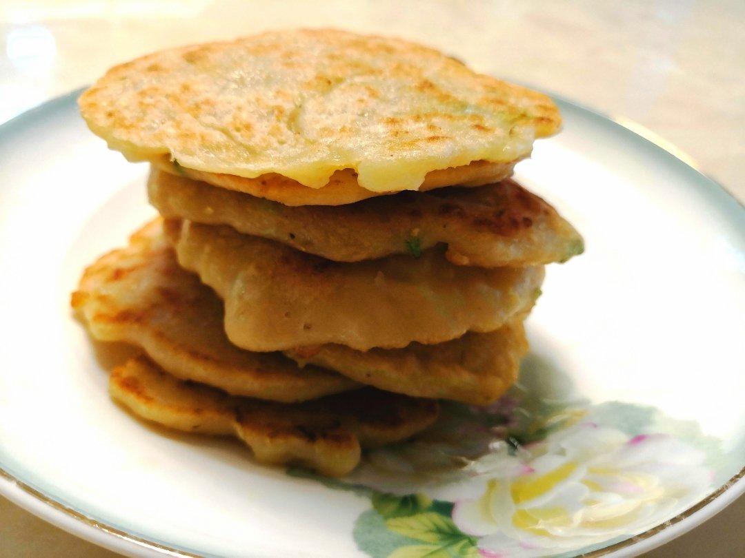 葱香豆渣鸡蛋蔬菜饼
