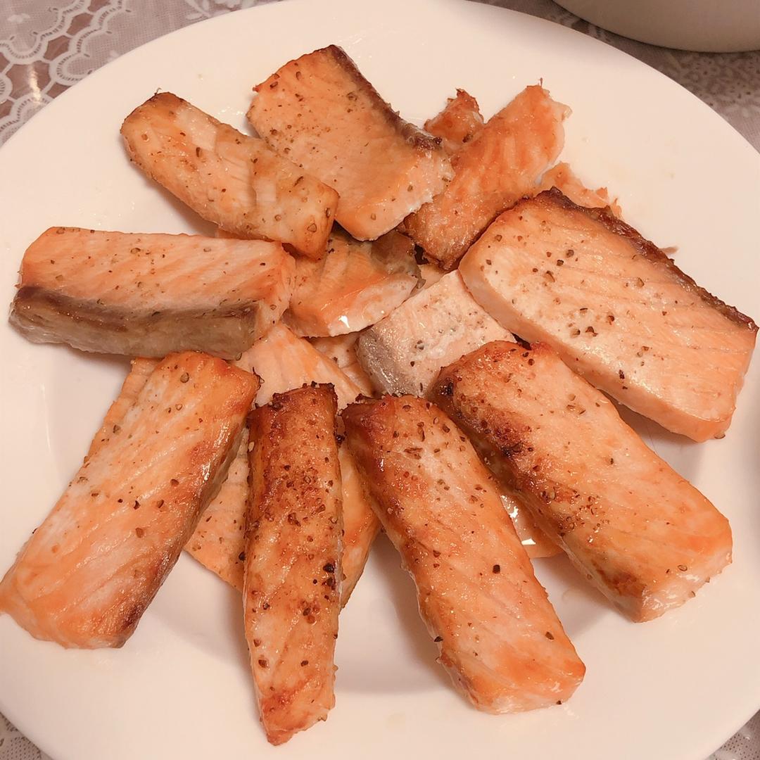 烤三文鱼 简单又好吃