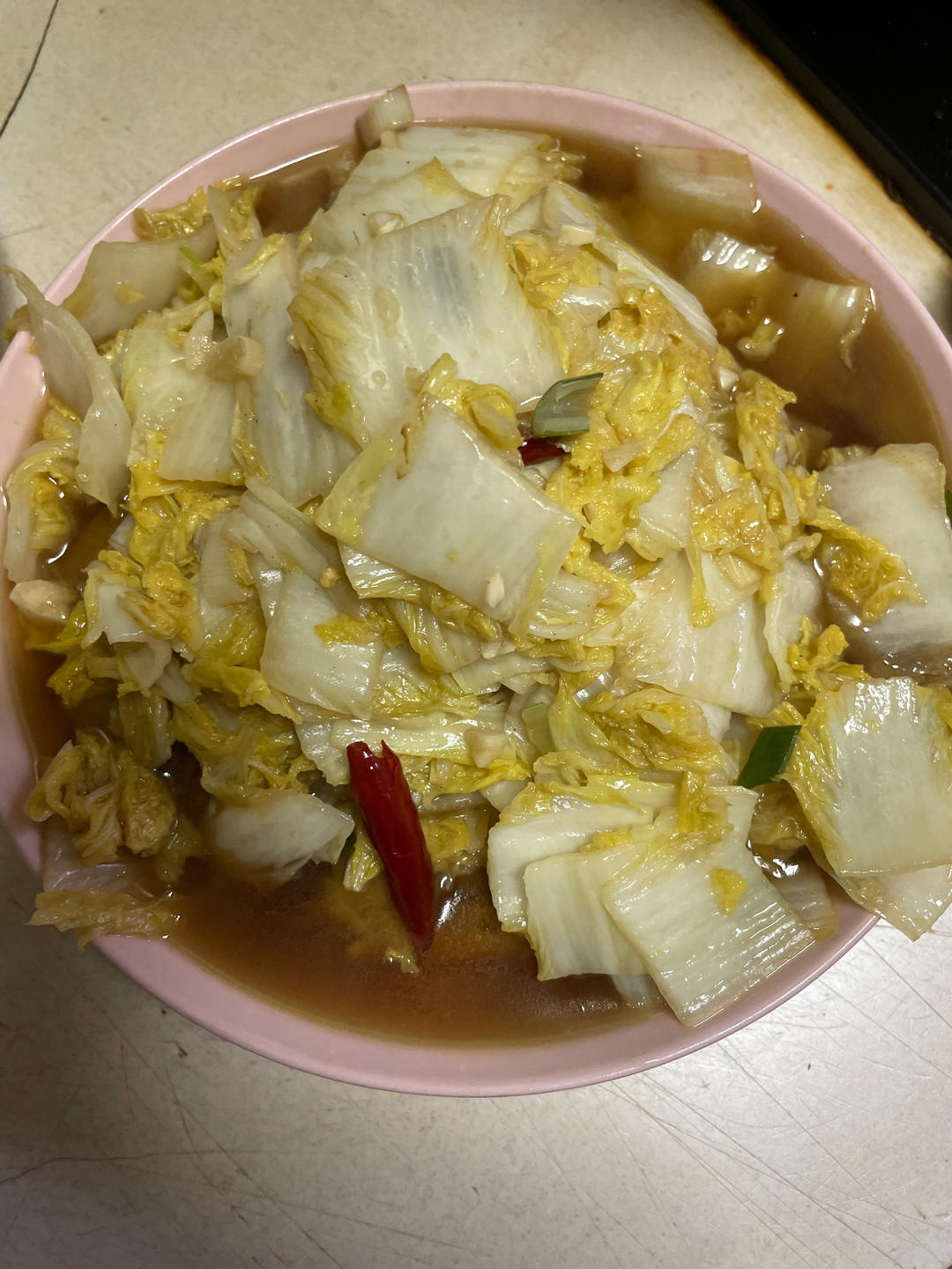 爆下饭的酸辣白菜（零难度）