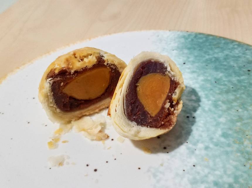 超简单 免揉 酥掉渣的蛋黄酥(超详细附全程视频)不破酥『万能酥皮』