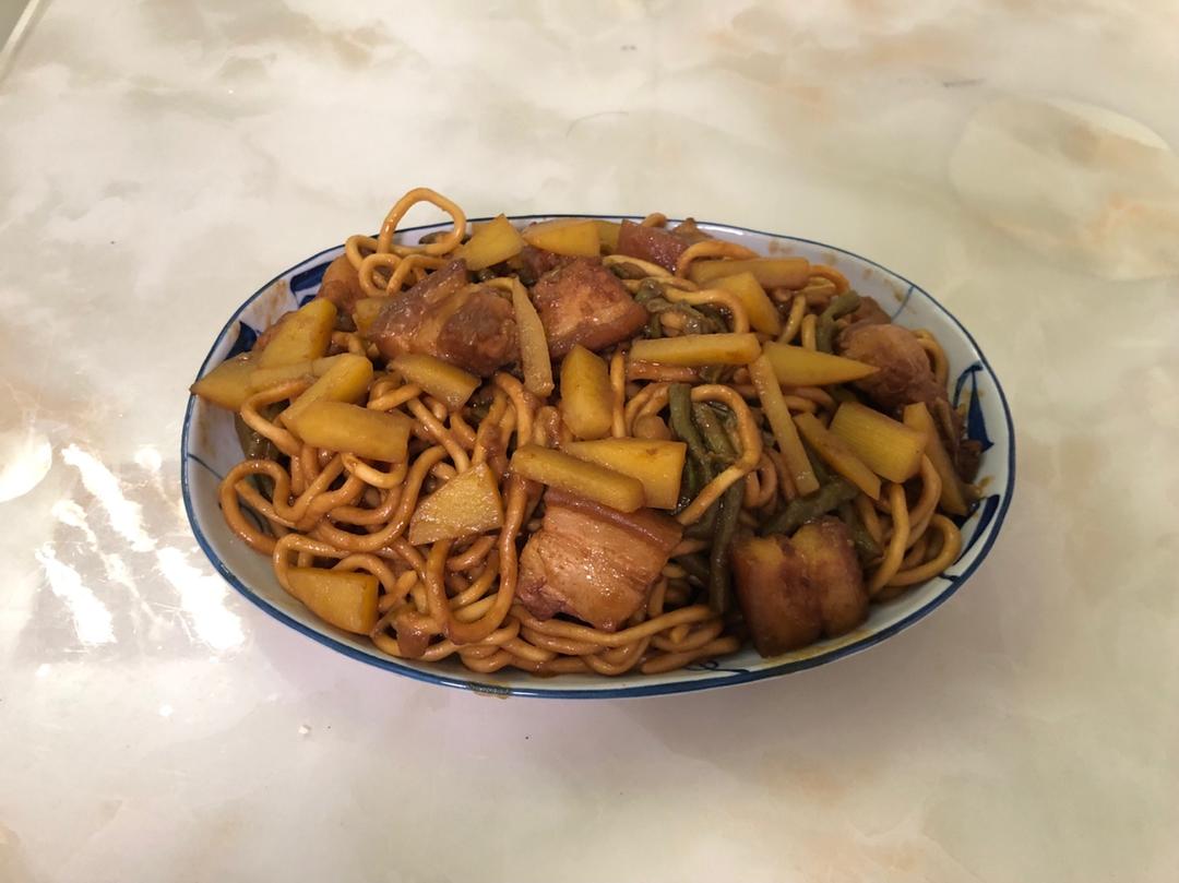 豆角焖面