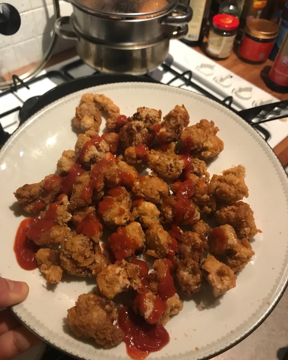 外酥里嫩自制鸡米花‼️口感完全不输肯德基