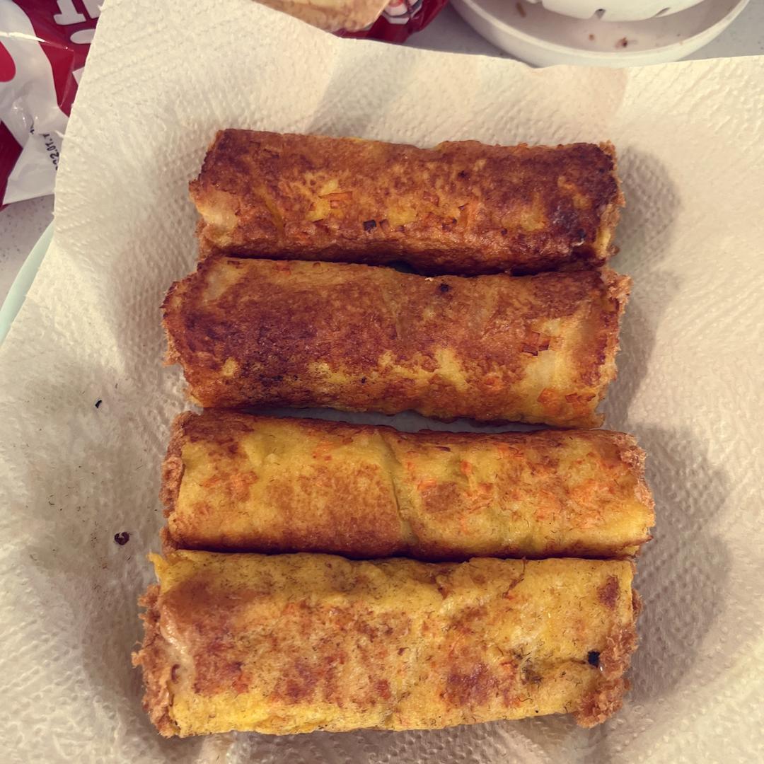 平底锅就能做❗️快手早餐❗️肉松吐司卷