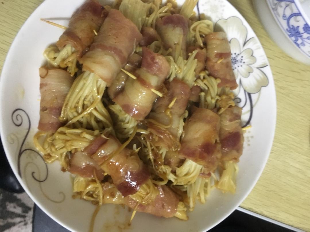 金针菇培根卷