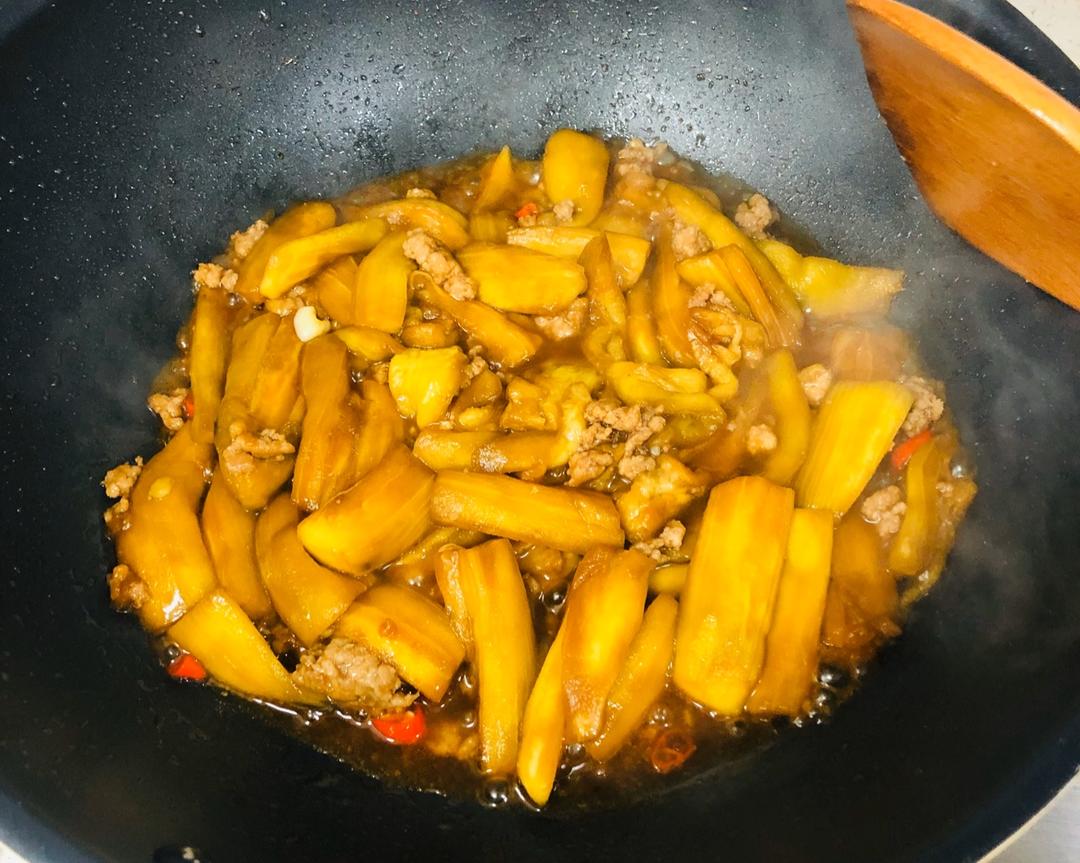 新手10分钟【肉末茄子】的做法