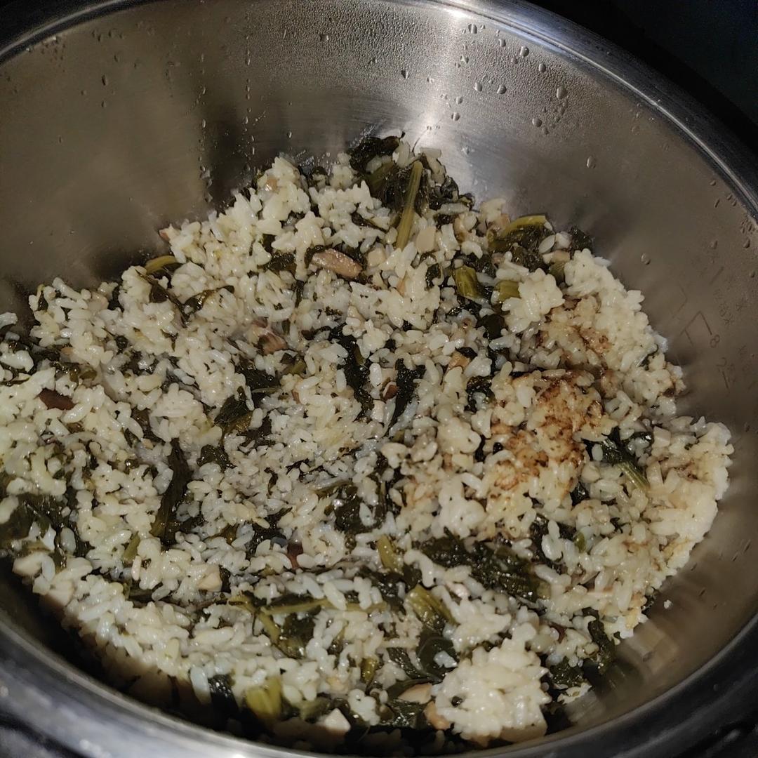 莴笋叶菜饭