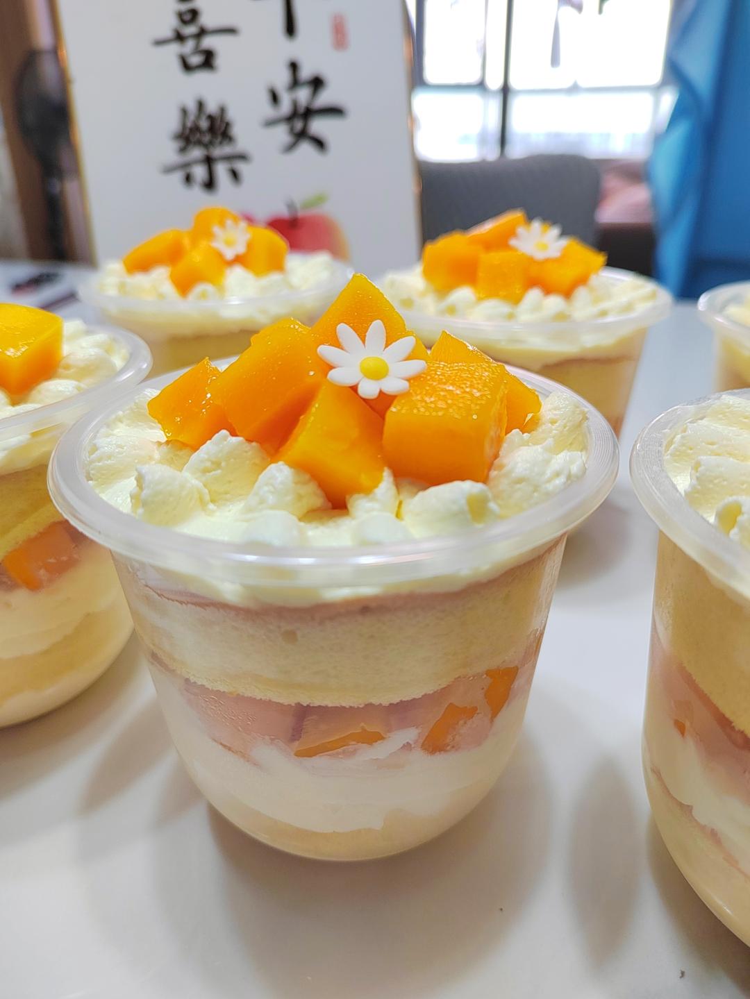 🥭芒果波波杯蛋糕