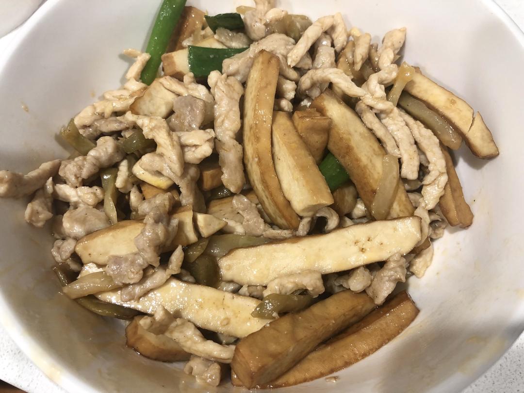 下饭神菜—榨菜香干肉丝