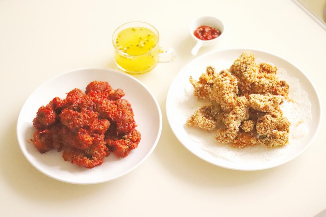 零基础吮指炸鸡&番茄甜炸鸡的做法
