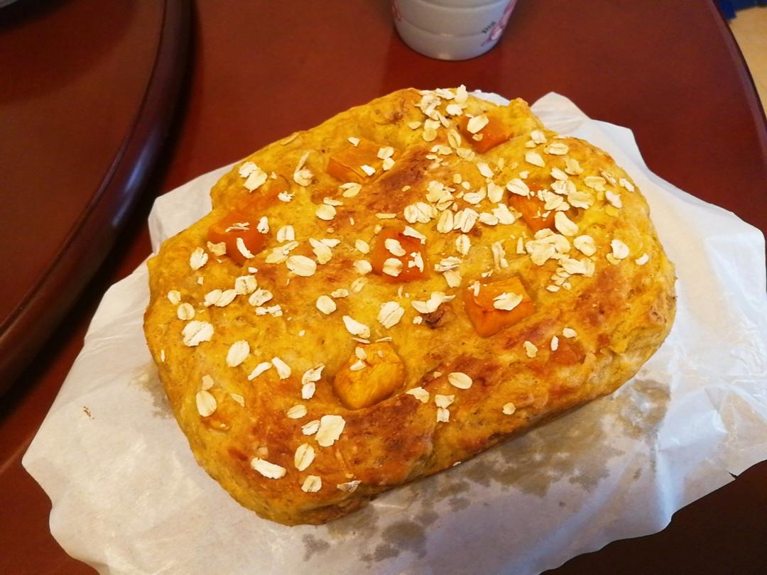 优格咸香蕉南瓜苏打面包【健康主食】
