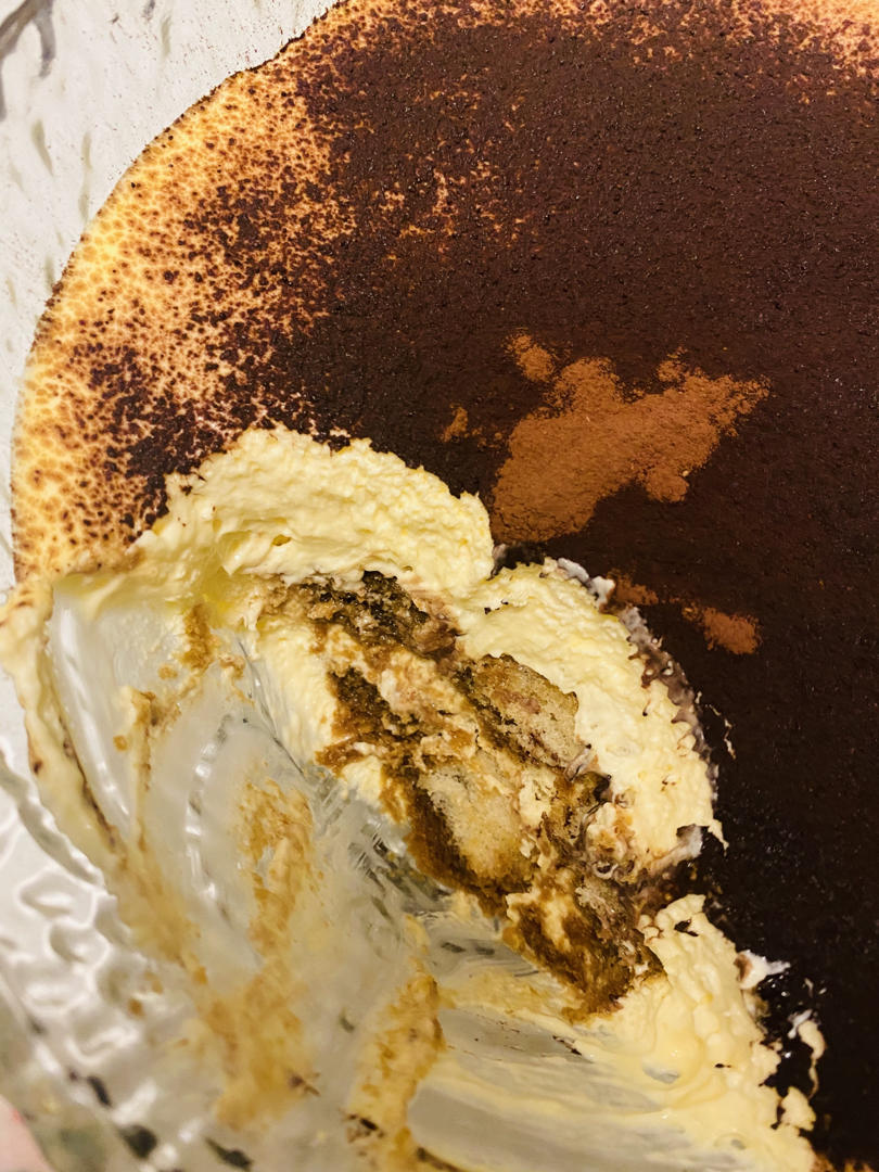 在欧洲学会的经典版提拉米苏