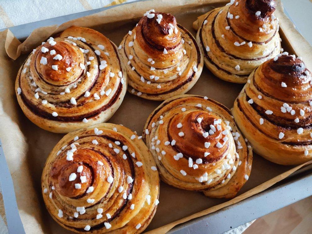 瑞典肉桂卷（附鲜酵母、活性干酵母、即时酵母用量换算公式）