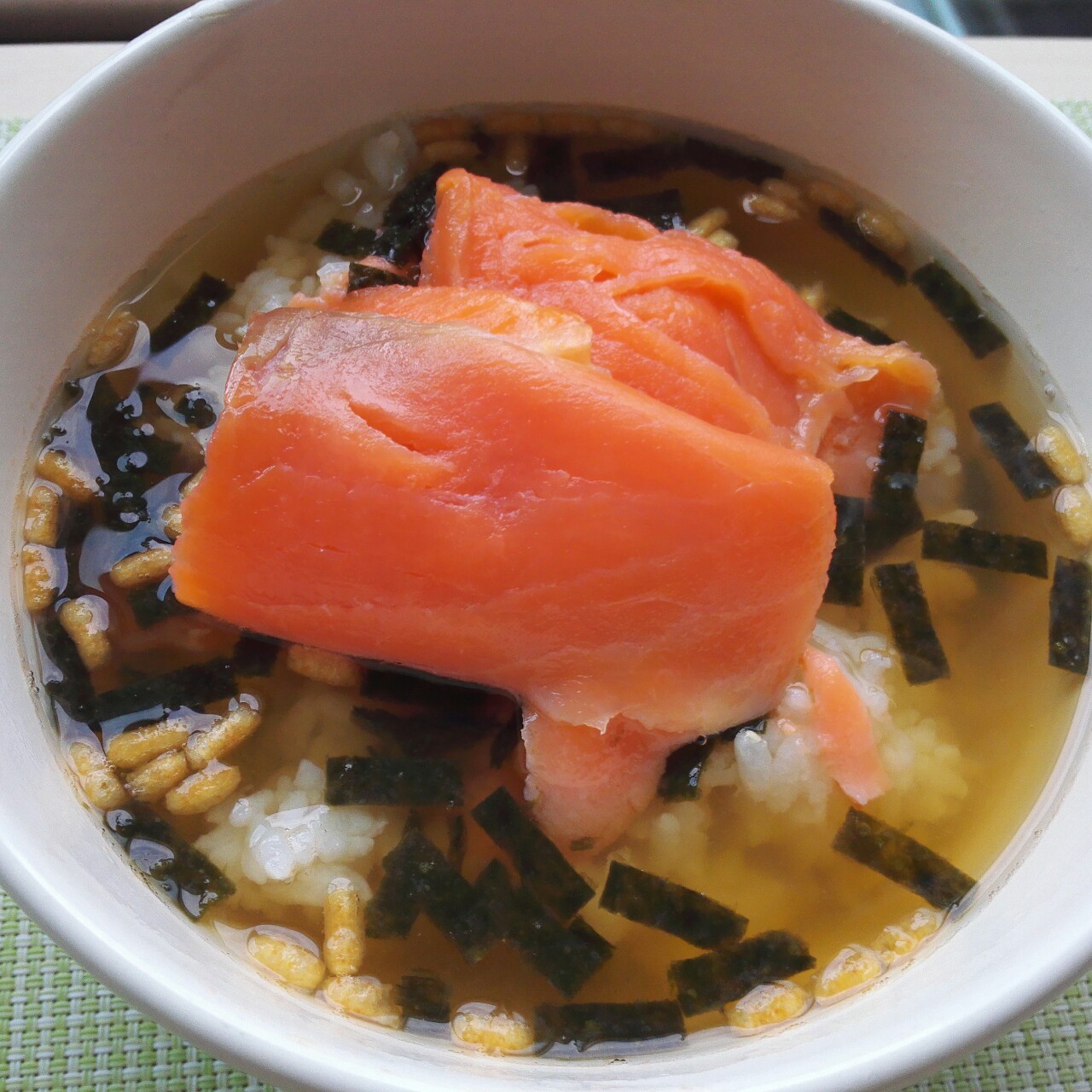三文鱼茶泡饭