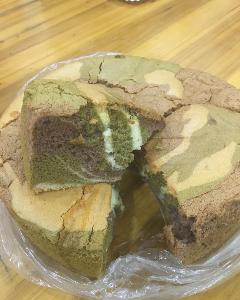 “老公”炫彩戚风蛋糕