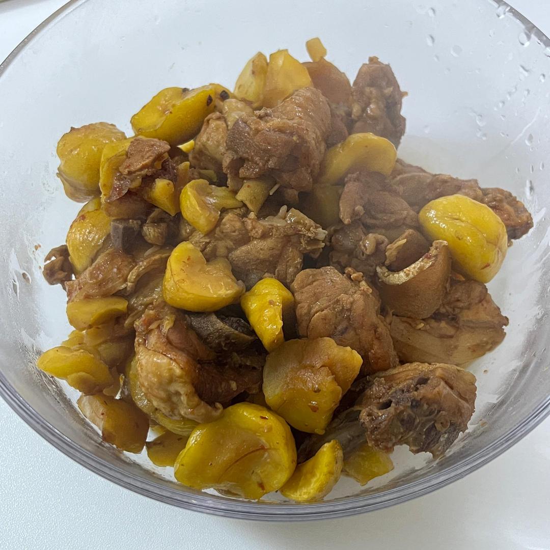 【栗子烧鸡】鸡肉都给你吃，栗子归我~