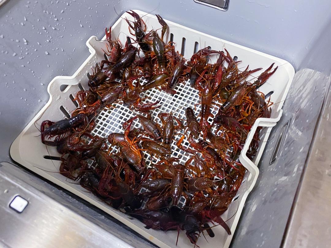 金汤蒜蓉小龙虾🦞附简单易处理小龙虾的办法的做法 步骤2