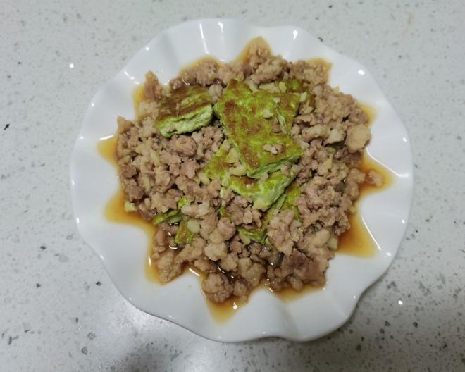 肉沫豆腐的做法