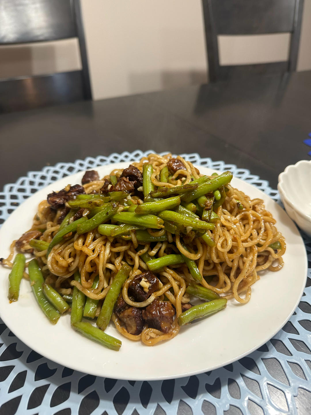 地道老北京扁豆焖面 豆角焖面 太好吃小心吃撑哦