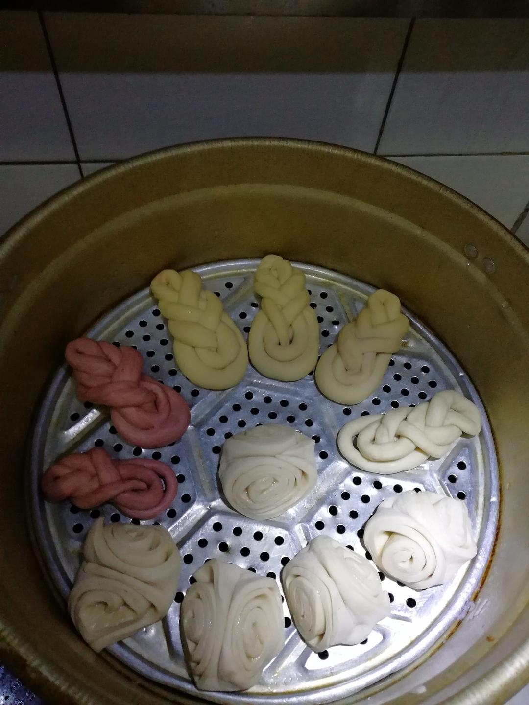 双色琵琶扣馒头