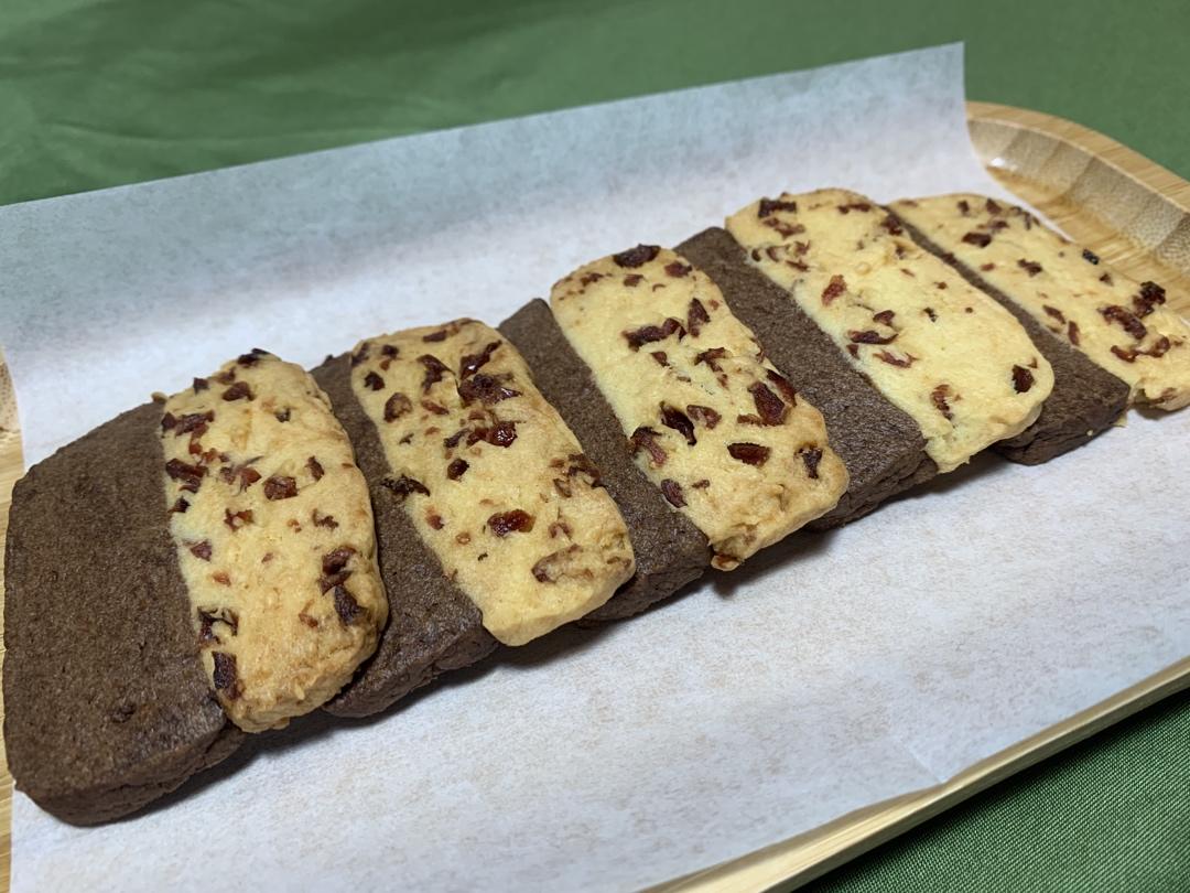 双色蔓越莓饼干