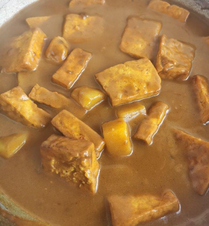 快手减脂晚餐——咖喱豆腐