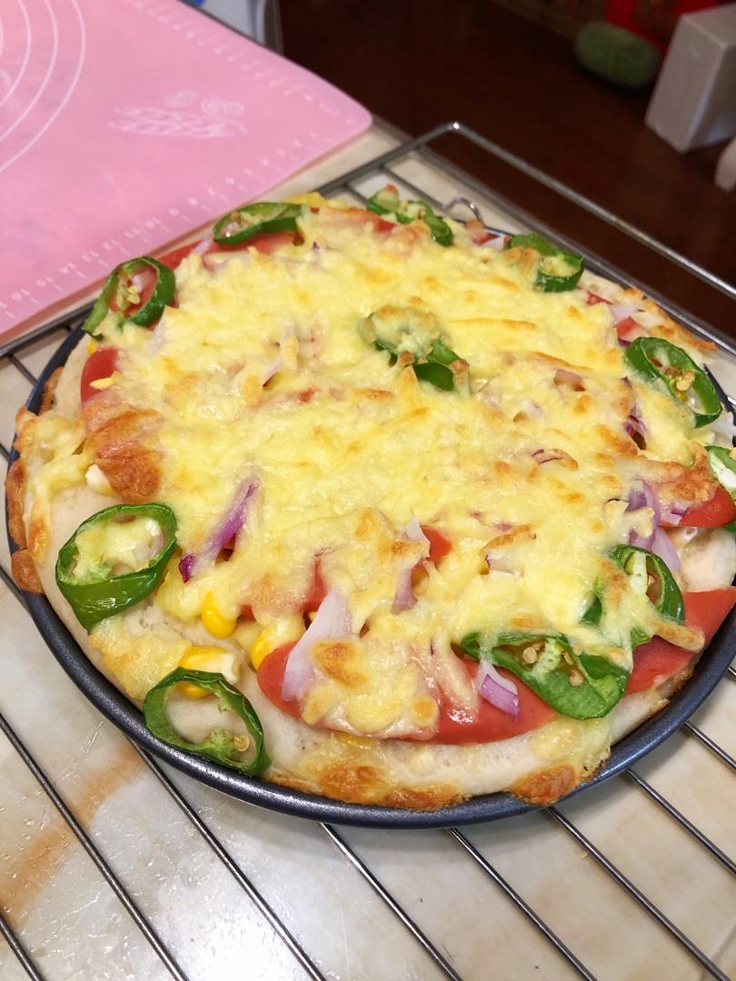 8寸披萨饼皮做法（🉑️厚🉑️薄，🉑️脆🉑️软）4张