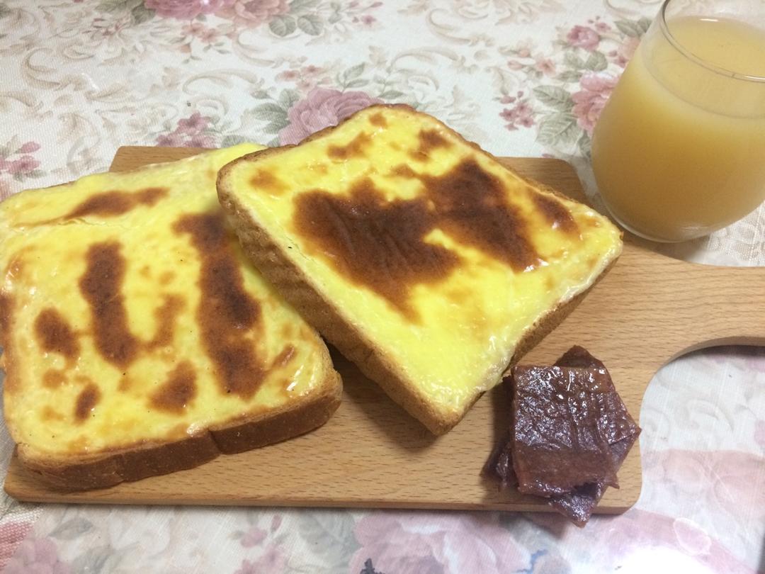 乳酪烤吐司片（十分钟早餐）