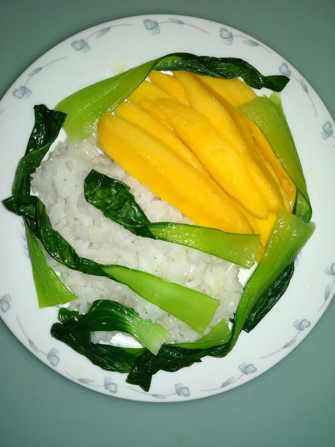 香糯芒果饭的做法