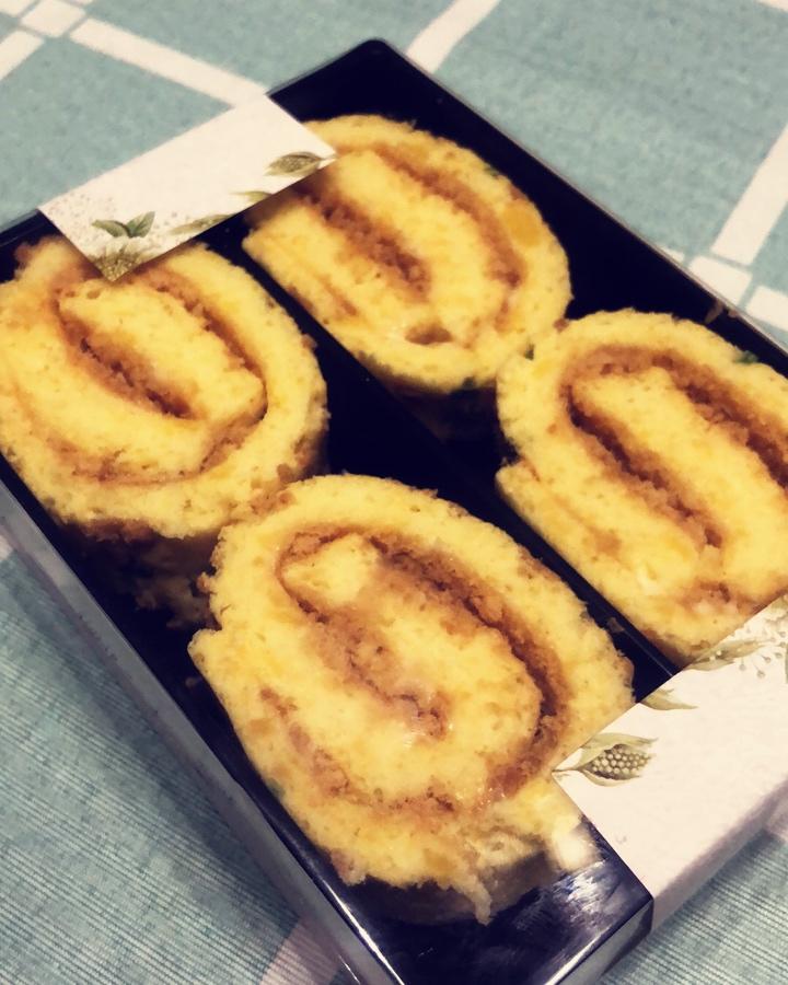 香葱肉松肥蛋糕卷～