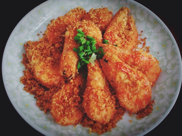 避风塘炒虾