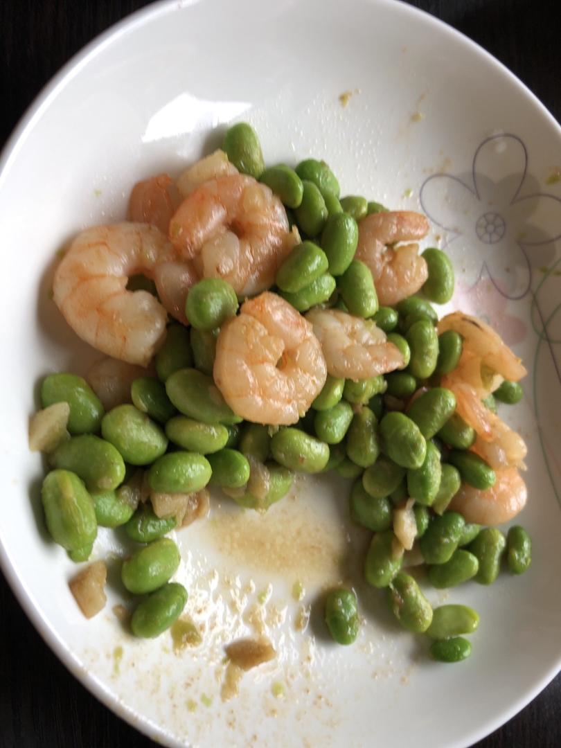 清炒毛豆虾仁