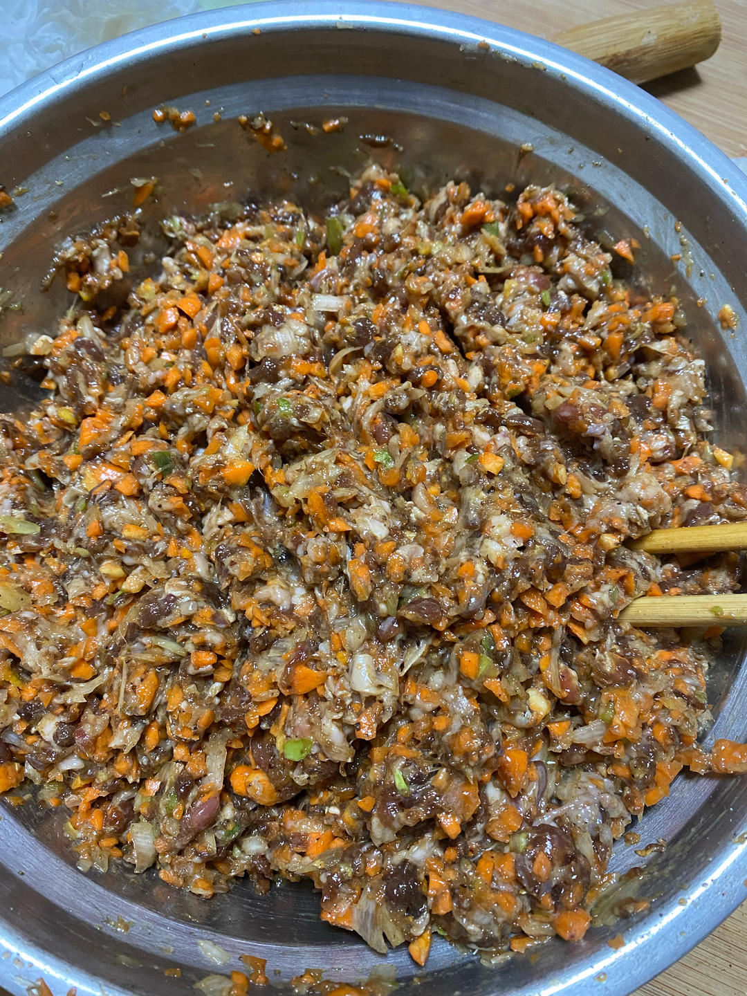 胡萝卜羊肉馅水饺