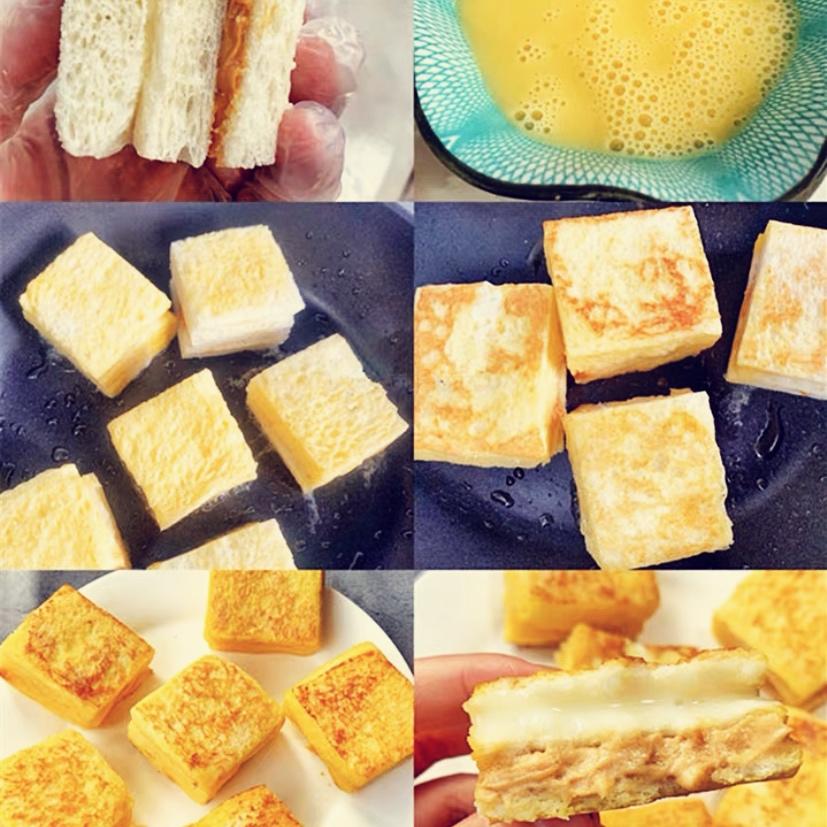 黄金三明治🥪 朋友🉐️10分钟的做法 步骤3