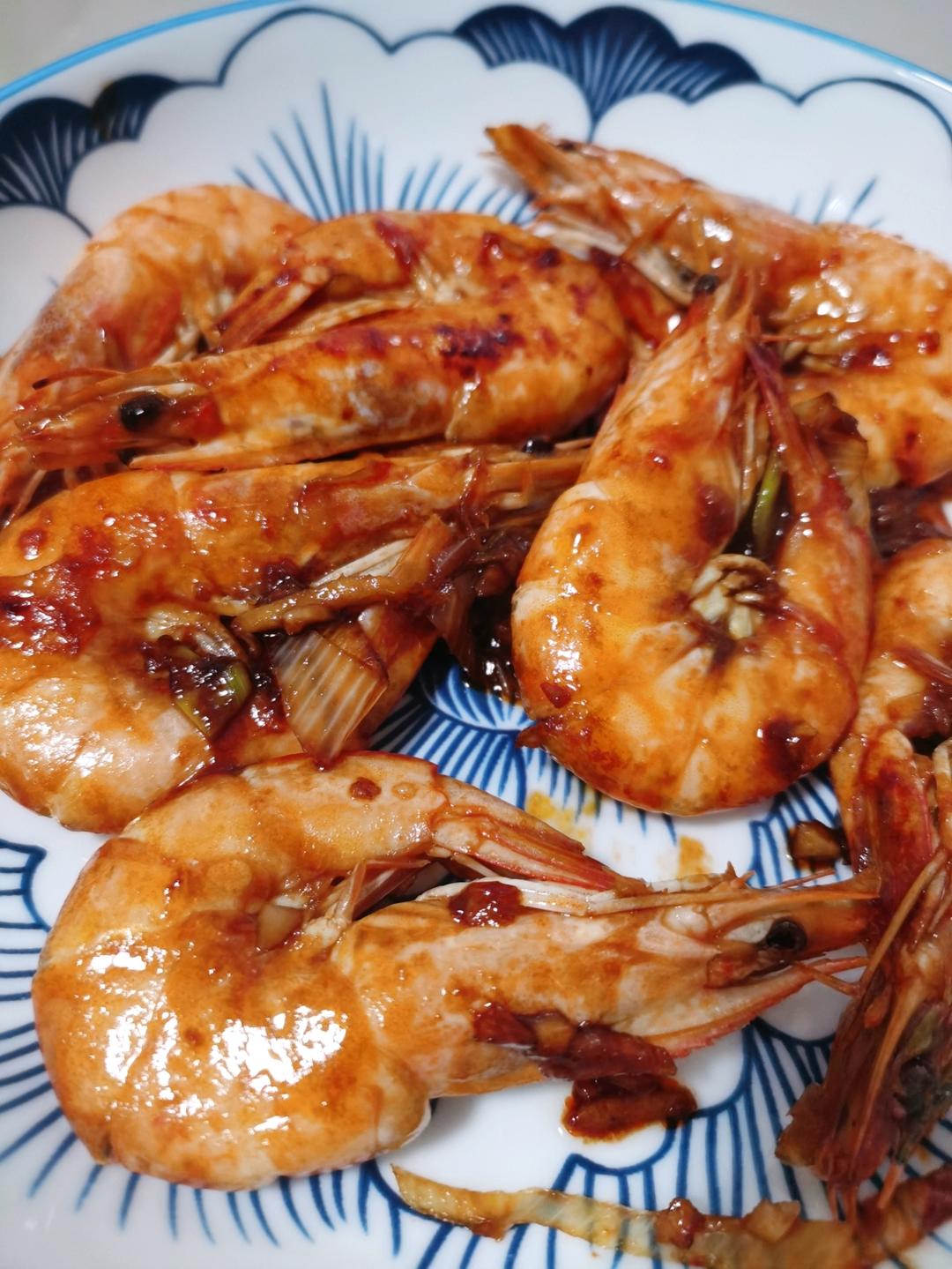 家庭版油焖大虾