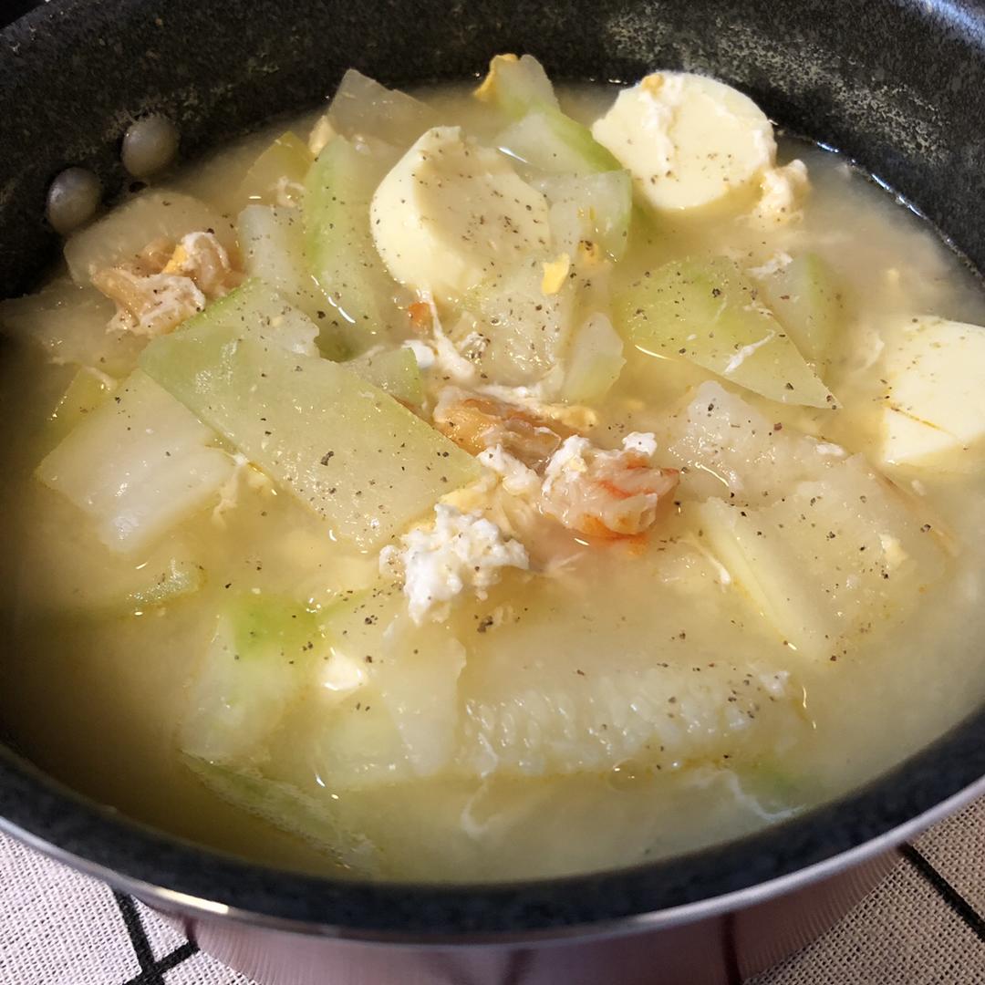 零油脂-瑶柱节瓜豆腐汤