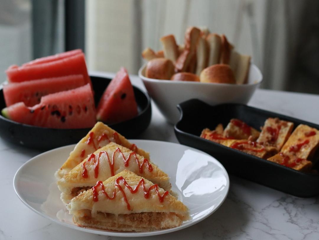 超级好吃的黄金三明治🥪