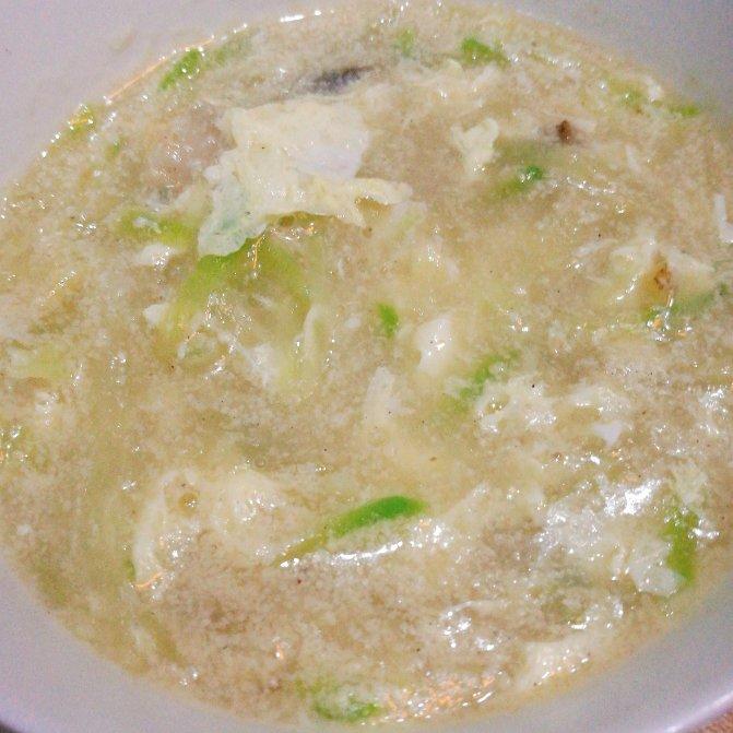 青萝卜丝咸汤